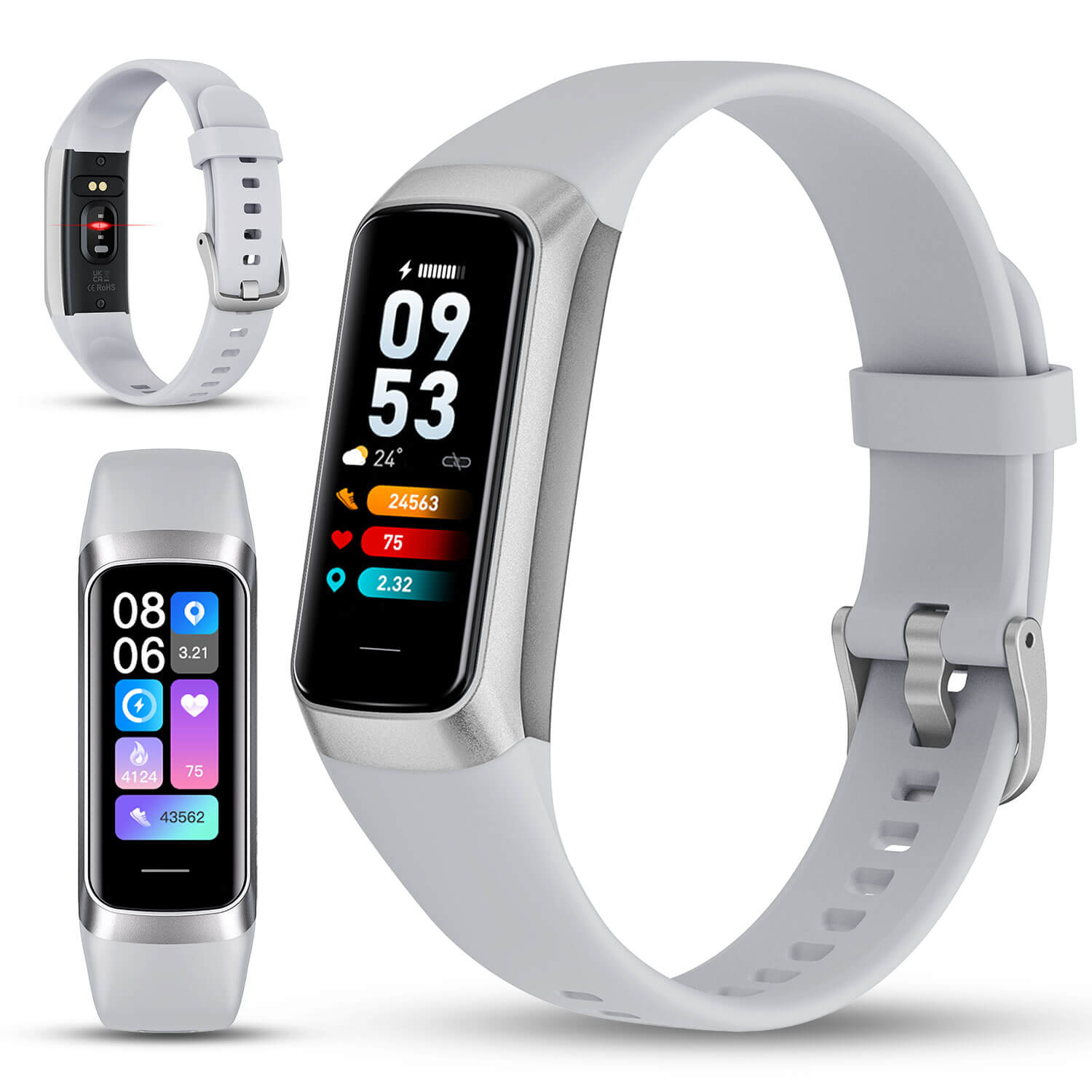 Fit Pro + Smart Health Fitness Activity Tracker | AMOLED 1.1"