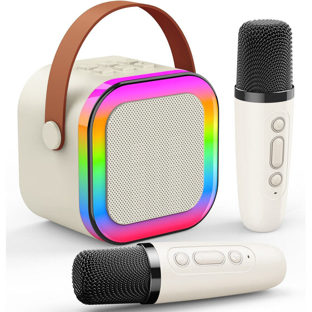 Kids Mini Karaoke Machine | 2x Microphones