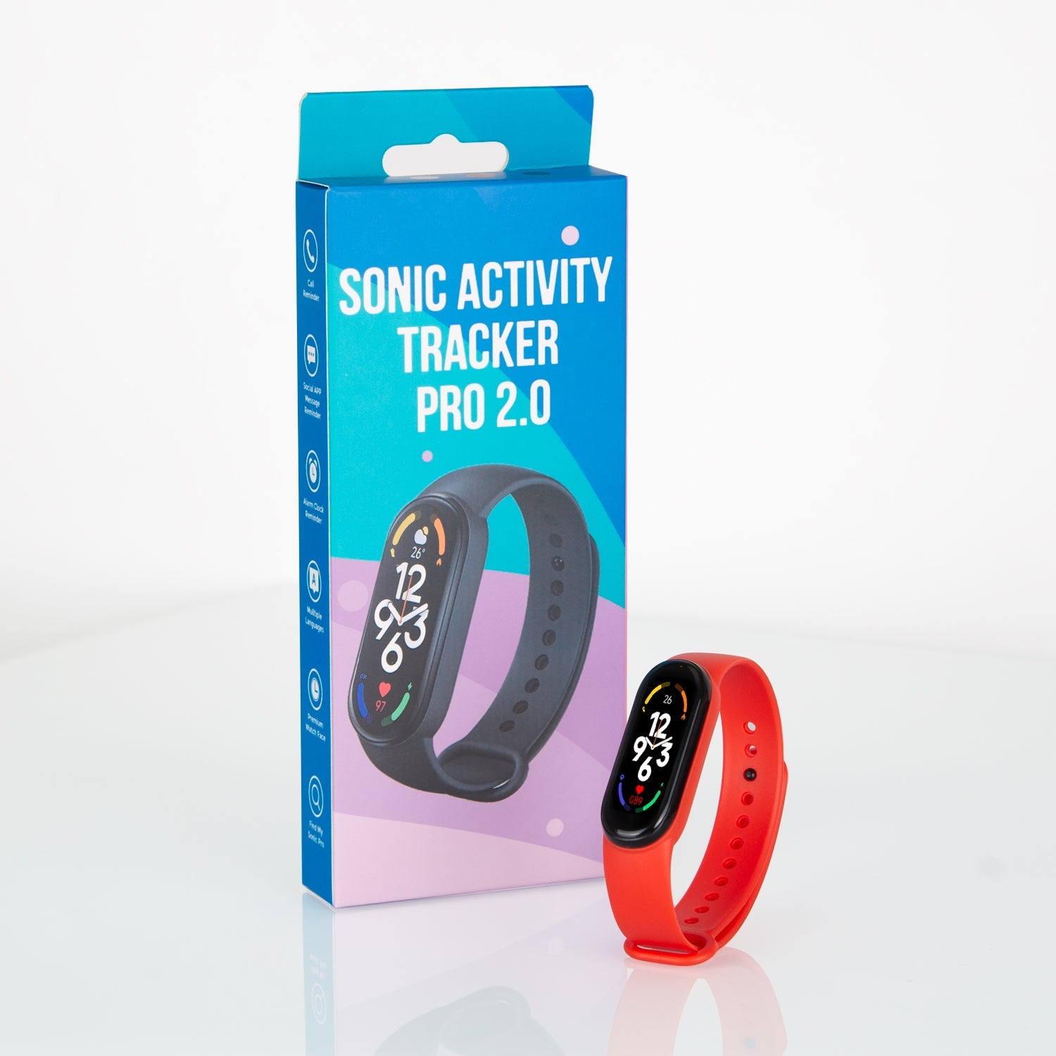 Kids watch with online step tracker